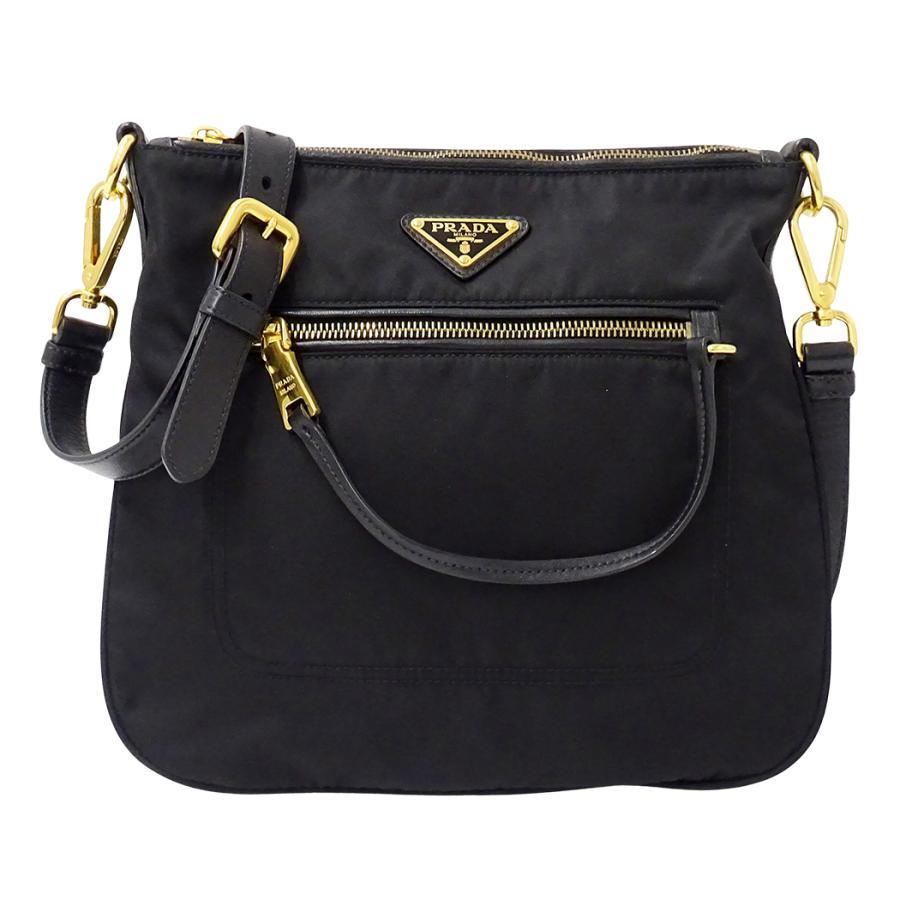 PRADA プラダ　ショルダーバッグ　ナイロン　黒　ロゴ　ブラック　トートバッグ PRADA（プラダ） バッグ レディース ブランド ショルダーバッグ