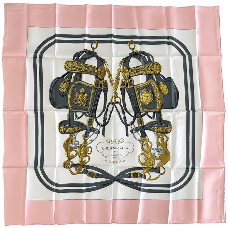 HERMES（エルメス） スカーフ カレ90 BRIDES de GALA 式典用馬勒