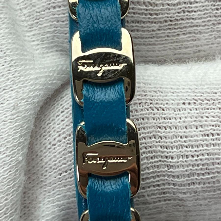 未使用　送料込み　Salvatore Ferragamo　サルヴァトーレフェラガモ　カチューシャ　ヘアアクセサリー　ヴィラ　ブルー　消費税込み_2