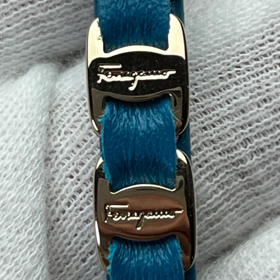 未使用　送料込み　Salvatore Ferragamo　サルヴァトーレフェラガモ　カチューシャ　ヘアアクセサリー　ヴィラ　ブルー　消費税込み_3