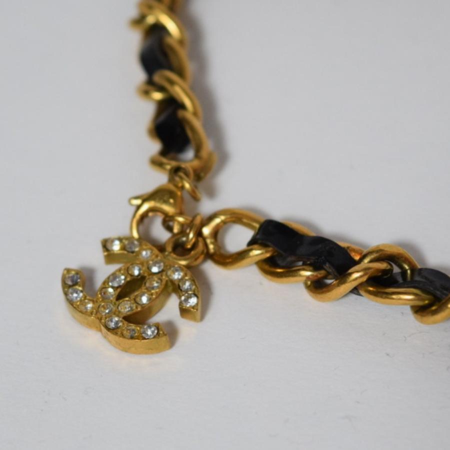 CHANEL（シャネル） ブレスレット ココマーク チェーン レザー ライン