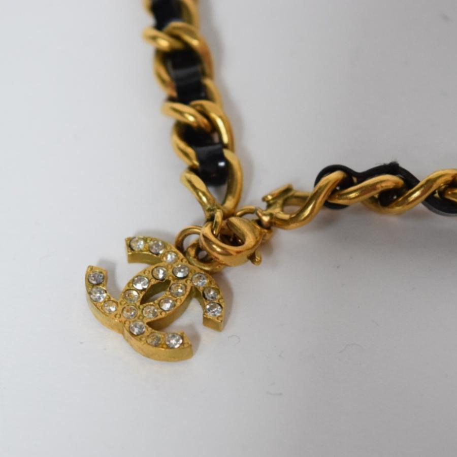 CHANEL（シャネル） ブレスレット ココマーク チェーン レザー ライン