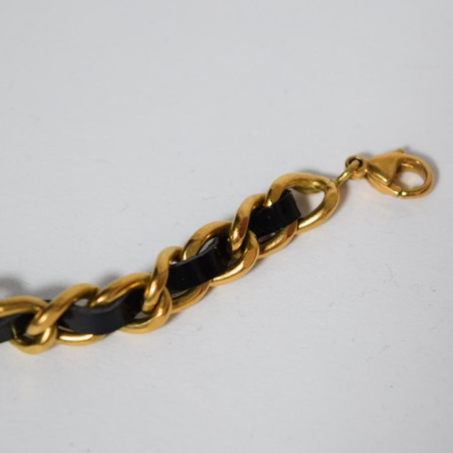 CHANEL（シャネル） ブレスレット ココマーク チェーン レザー ライン