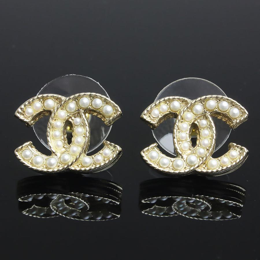 買取 新品 未使用品 シャネル Chanel ココマーク パール ピアス ゴールド Ab0670 箱付 韓国 通販 Floralsoul Md