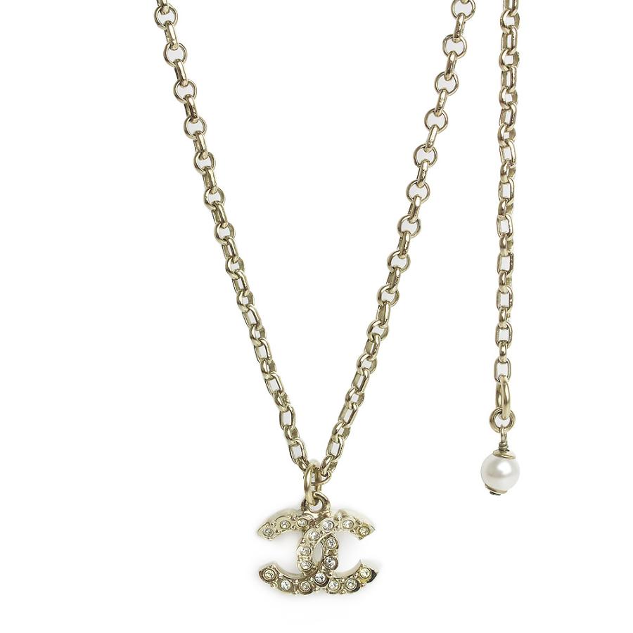 新品・未使用品）シャネル CHANEL ラインストーン パール ココマーク