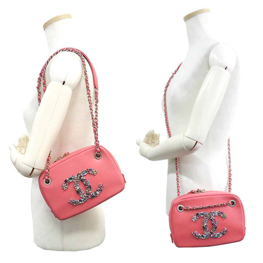 可愛い♡ CHANEL チェーンショルダーバッグ マトラッセ CHANEL（シャネル） （新品・未使用品）シャネル ココマーク ビジュー