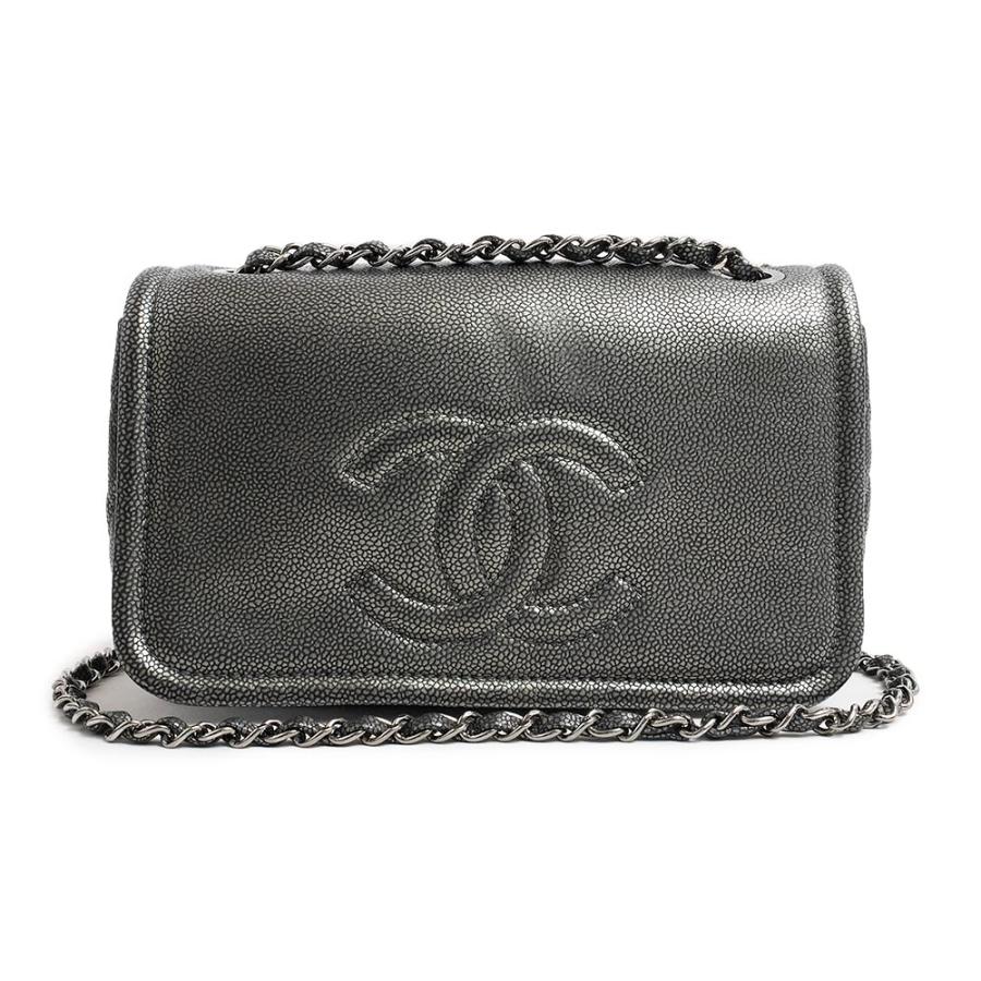 CHANEL (中古)シャネル ココマーク Wチェーン ショルダー CHANEL (中古)シャネル ココマーク Wチェーン ショルダー