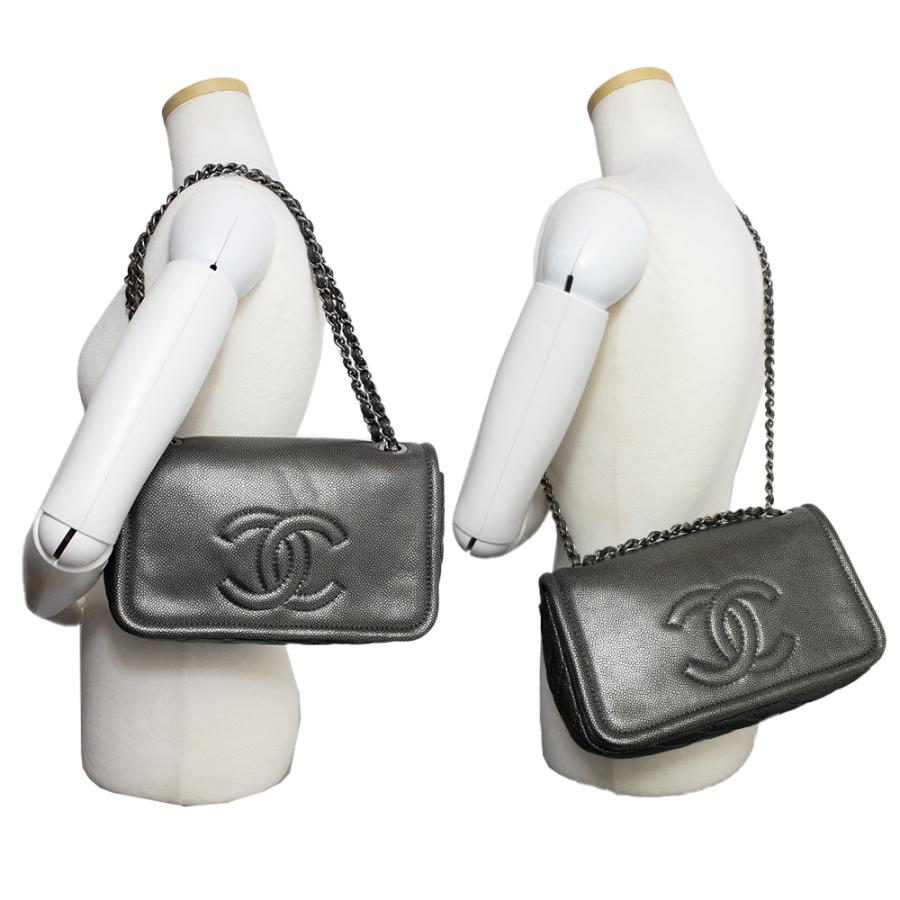 CHANEL (中古)シャネル ココマーク Wチェーン ショルダー CHANEL (中古)シャネル ココマーク Wチェーン ショルダー