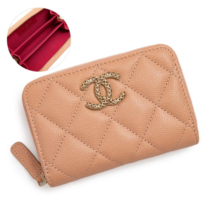 新品・未使用品）シャネル CHANEL ココマーク マトラッセ ジップ 