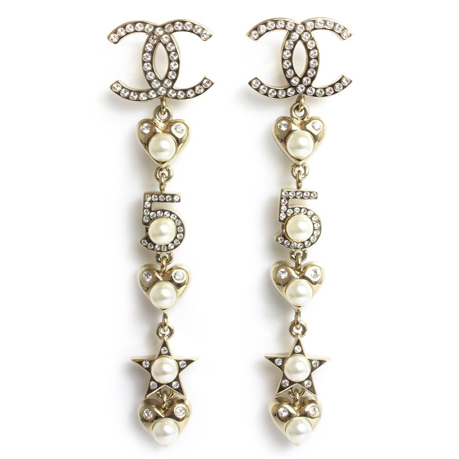 CHANEL （新品・未使用品）シャネル ココマーク ラインストーン パール  