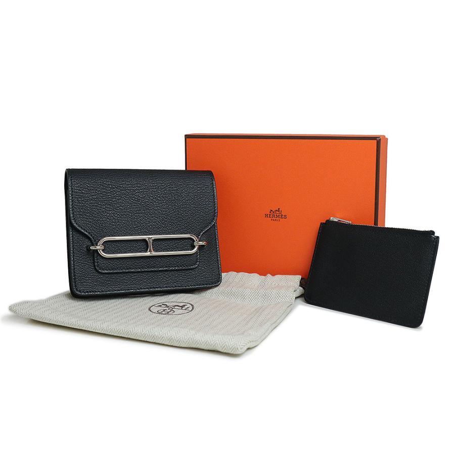 新品・未使用品）エルメス HERMES ロウリス ルリ スリム ウォレット 二 
