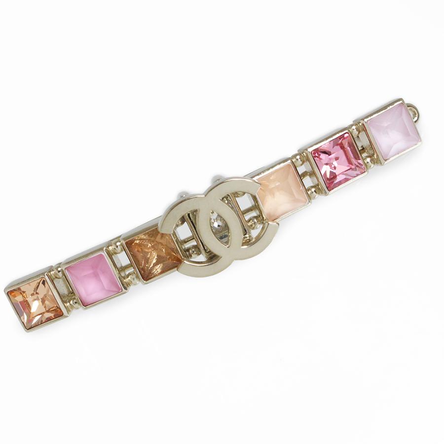 シャネル ココマーク ラインストーン バレッタ ヘアアクセサリー CHANEL