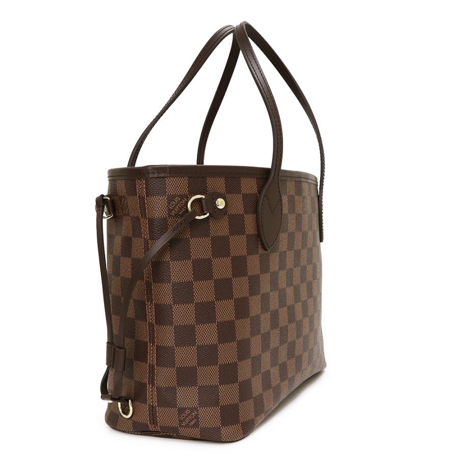 （新品・未使用品）ルイ ヴィトン LOUIS VUITTON ネヴァーフル PM トートバッグ ダミエ スリーズ レッド ブラウン 茶 赤 ポーチ付 ゴールド金具 N41359｜brandbrand｜03