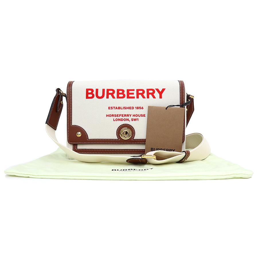 （未使用　展示品）バーバリー BURBERRY ホースフェリープリント クロスボディバッグ ショルダー 斜め掛け キャンバス レザー ベージュ ブラウン レッド 8036820｜brandbrand｜02