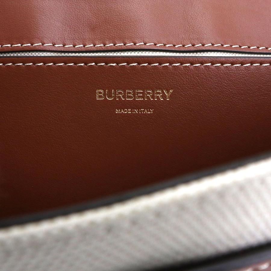 （未使用　展示品）バーバリー BURBERRY ホースフェリープリント クロスボディバッグ ショルダー 斜め掛け キャンバス レザー ベージュ ブラウン レッド 8036820｜brandbrand｜09