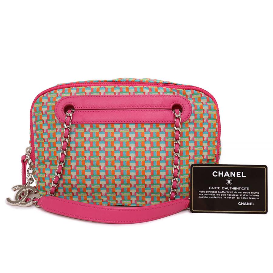 CHANEL (美品)シャネル カメラケース ココレイン ココマーク CHANEL (美品)シャネル カメラケース ココレイン ココマーク