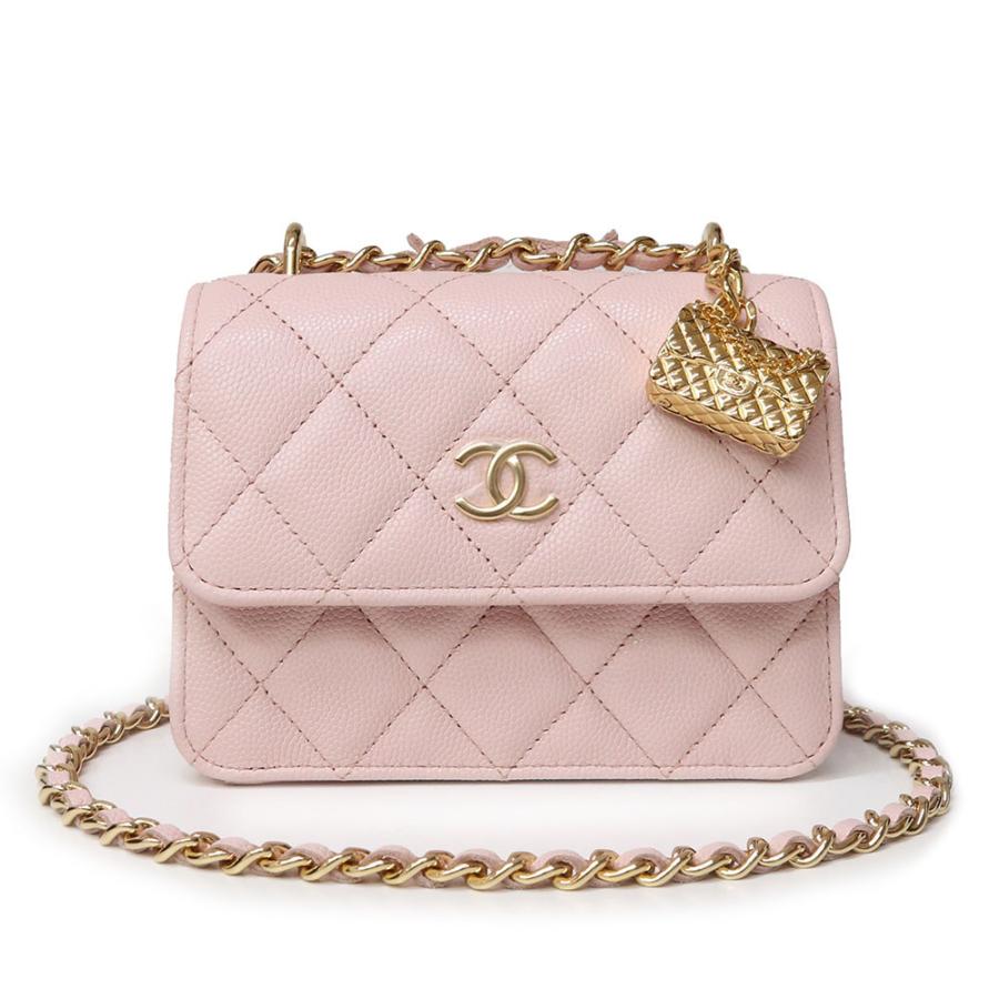 CHANEL (新品・未使用品)シャネル マトラッセ ミニ Wチェーン CHANEL (新品・未使用品)シャネル マトラッセ ミニ Wチェーン