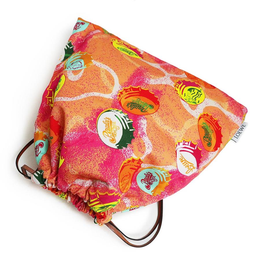 LOEWE Paula's Ibiza 巾着bag 美品 LOEWE（ロエベ） （未使用保管品）ロエベ LOEWE Paulas Ibiza パウラズ