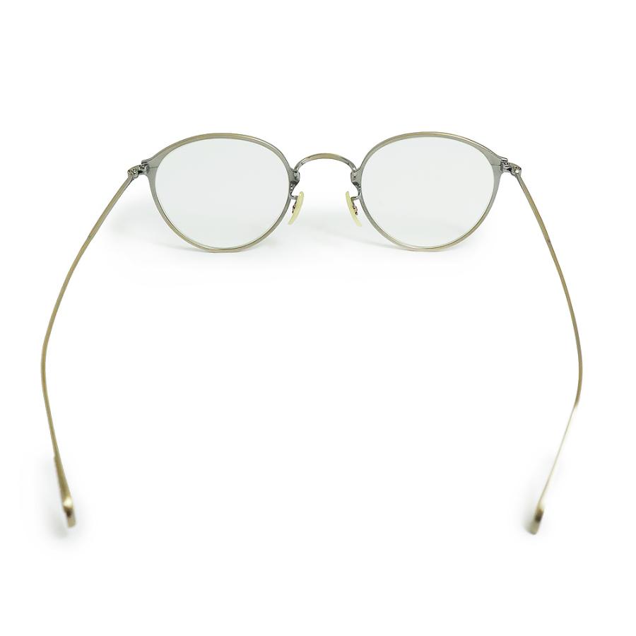 （未使用　展示品）オリバーピープルズ OLIVER PEOPLES Dawson ドーソン 眼鏡 メガネフレーム アイウェア チタン ブラック アンティークゴールド 黒｜brandbrand｜04