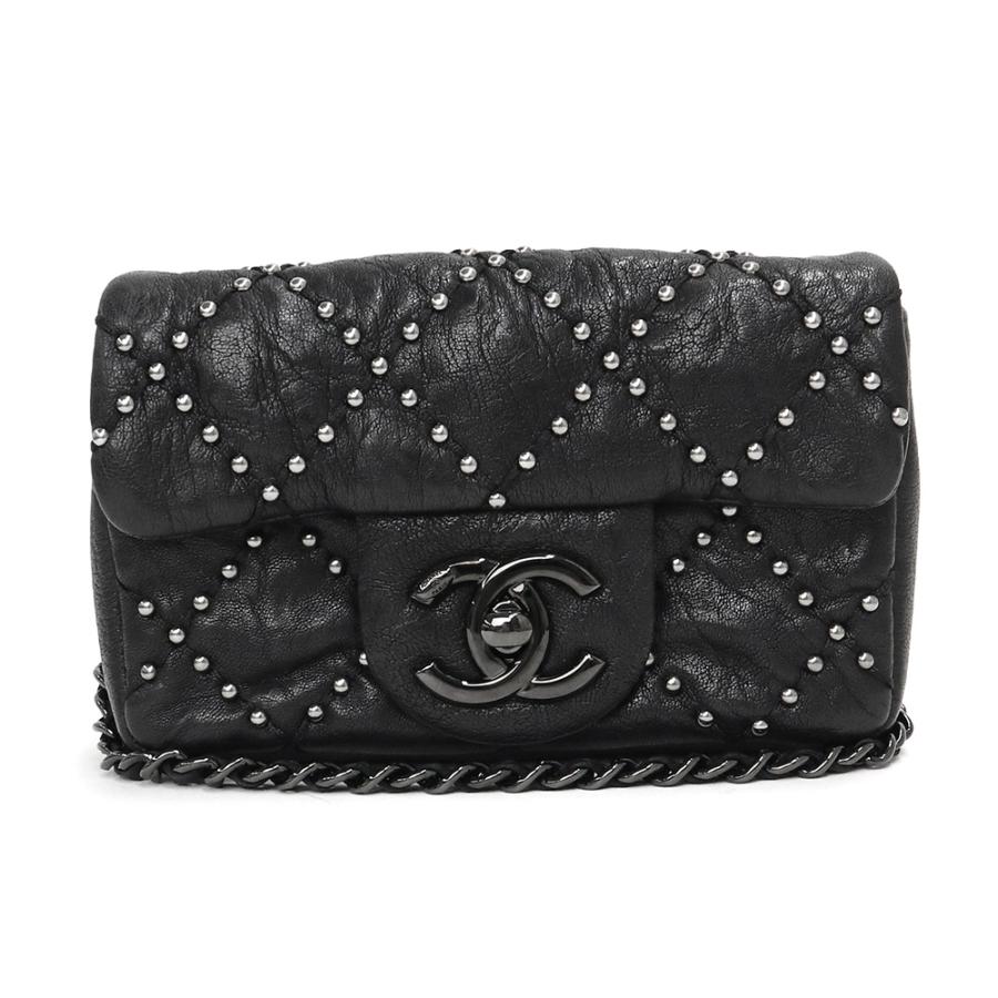 CHANEL (未使用 展示品)シャネル ミニ マトラッセ スタッズ CHANEL (未使用 展示品)シャネル ミニ マトラッセ スタッズ