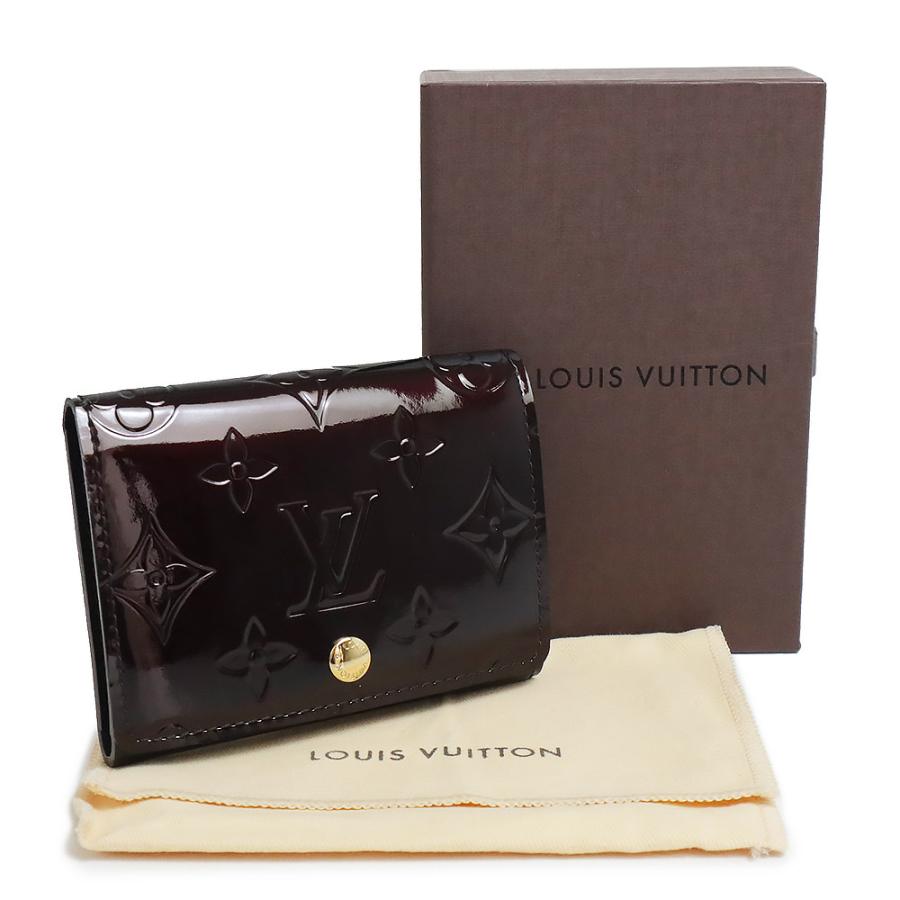 （未使用　展示品）ルイ ヴィトン LOUIS VUITTON アンヴェロップ カルト ドゥ ヴィジット カードケース 名刺入れ エナメル ヴェルニ レザー アマラント M91409｜brandbrand｜02