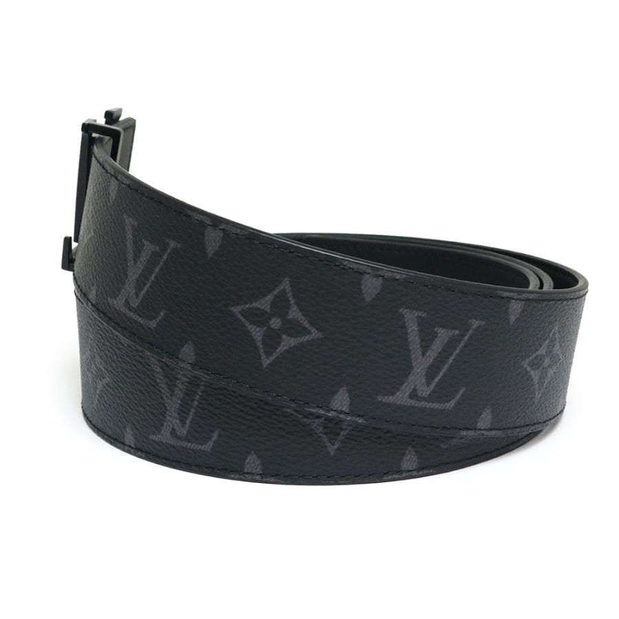 （新品・未使用品）ルイ ヴィトン LOUIS VUITTON LV イニシャル 40MM ＃110 ベルト モノグラムエクリプス カーフレザー グリ ブラック 黒 M0449 箱付｜brandbrand｜03