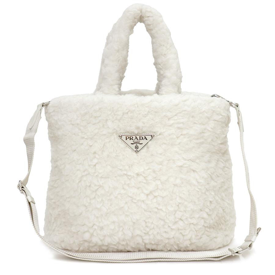 美品）プラダ PRADA ショッピングバッグ 2way ショルダー ハンドバッグ 