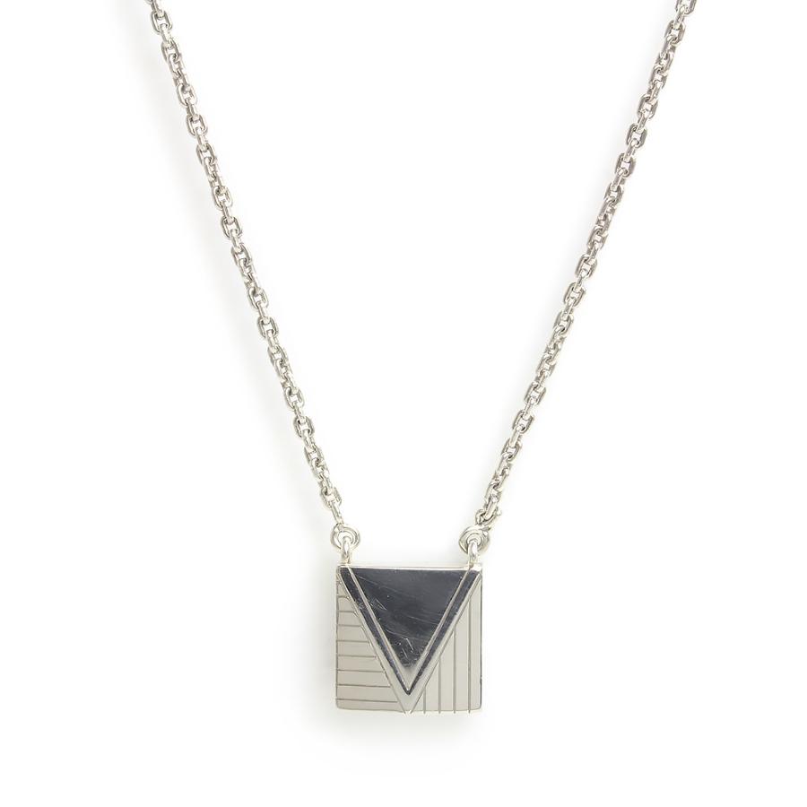 LOUIS VUITTON ルイヴィトン パンダンティフV クスエア ネックレス