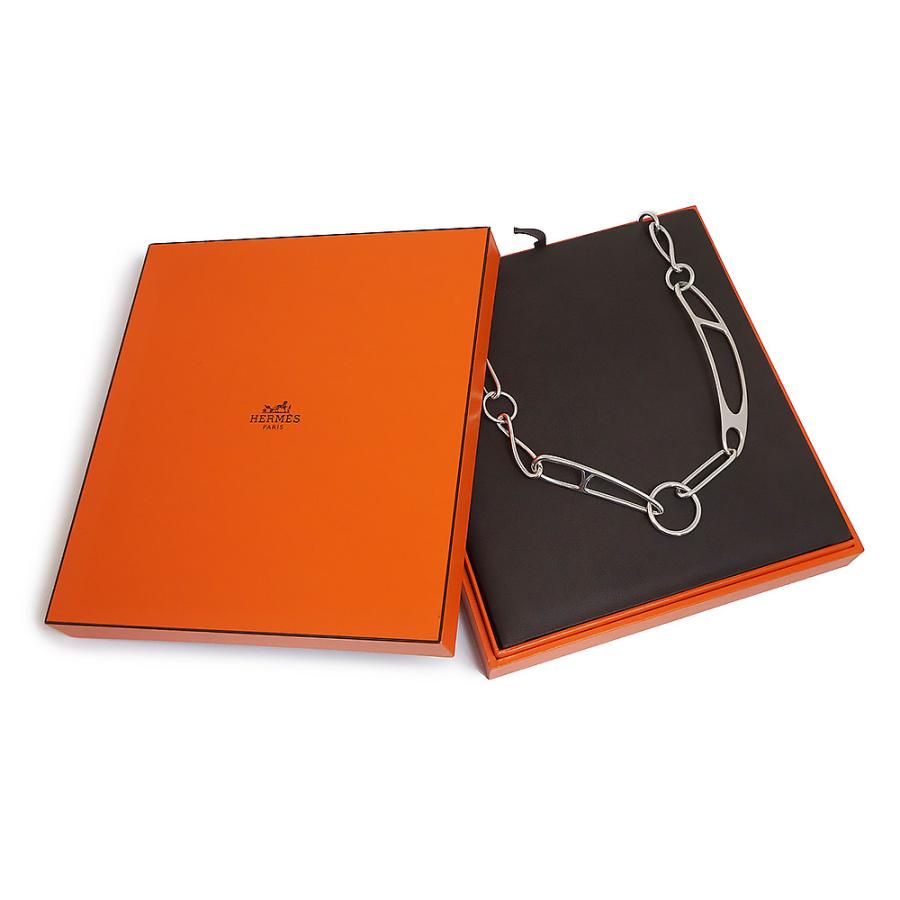 （中古）エルメス HERMES シェーヌダンクル パンク ロング ネックレス SV925 シルバー 箱付｜brandbrand｜02