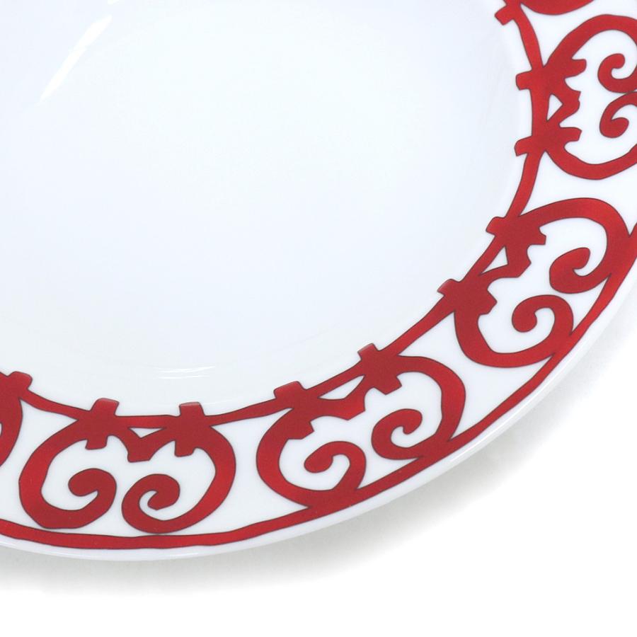 （新品・未使用品）エルメス HERMES スーププレート ガダルキヴィール 皿 食器 陶磁器 ポーセリン レッド ホワイト 赤 白 二点セット｜brandbrand｜05