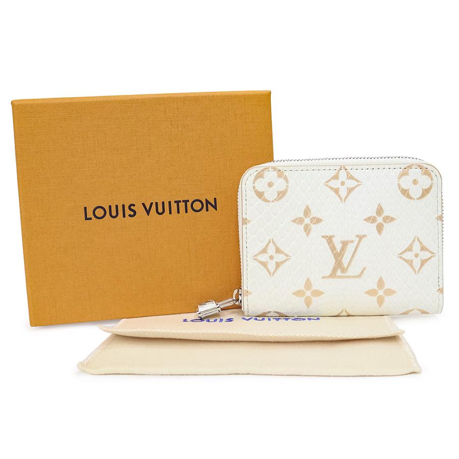 （新品・未使用品）ルイ ヴィトン LOUIS VUITTON ジッピー コインパース コインケース 小銭入れ 財布 パイソン レザー モノグラム ゴートスキン 白 M97726｜brandbrand｜02