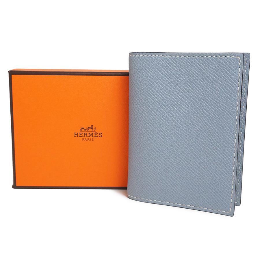 （新品・未使用品）エルメス HERMES アジェンダ PM ミニ 手帳カバー ヴォーエプソン レザー ブルーリン ブルーラン 青 シルバー金具 □Q刻印 箱付｜brandbrand｜02