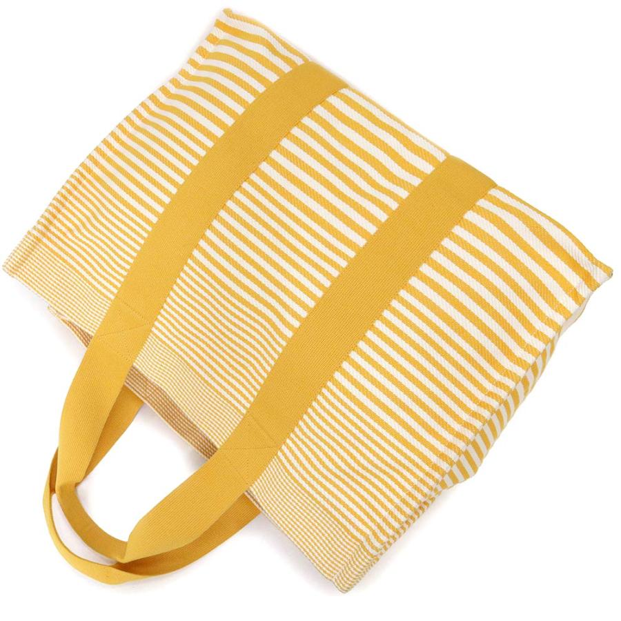 （未使用　展示品）エルメス HERMES バヤデール トート ハンドバッグ キャンバス Bouton Dor ブトン ドール イエロー 黄 ポーチ付 ソルド品_4