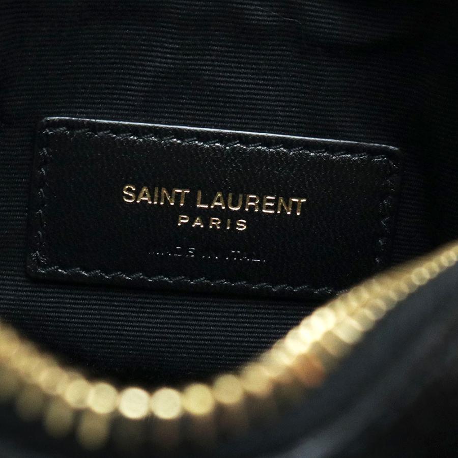 （未使用　展示品）サンローランパリ SAINT LAURENT PARIS ベイビー ルー チェーンショルダーバッグ 斜め掛け ポシェット カーフレザー ブラック 黒 635088｜brandbrand｜09