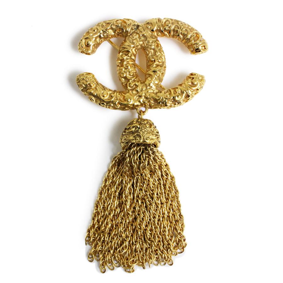 CHANEL（シャネル） （美品）シャネル ココマーク タッセル フリンジ 