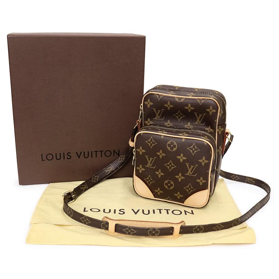 （未使用保管品）ルイ ヴィトン LOUIS VUITTON アマゾン ショルダーバッグ 斜め掛け モノグラム ヌメ革 レザー ブラウン 茶 ゴールド金具 M45236 箱付｜brandbrand｜02