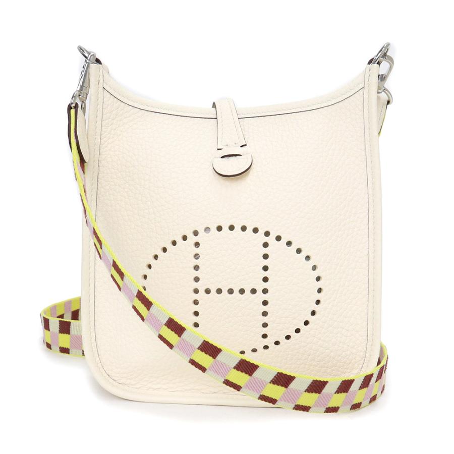（未使用　展示品）エルメス HERMES エブリン TPM アマゾン 16 マキシカドリーユ ショルダーバッグ 斜め掛け トリヨンクレマンス レザー ナタ ホワイト 白 シルバー金具 U刻印 箱付 HERMES（エルメス） （未使用 展示品）エルメス エブリン TPM アマゾン