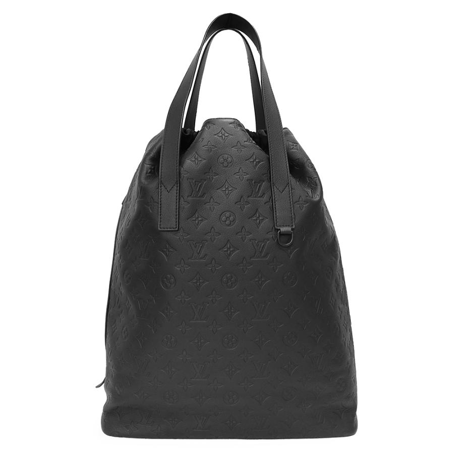 （未使用保管品）ルイ ヴィトン LOUIS VUITTON ヘルメット トートバッグ 巾着 カーフスキン レザー モノグラム ブラック 黒 ブラック金具 M46554 LOUIS VUITTON（ルイ・ヴィトン） （未使用保管品）ルイ ヴィトン