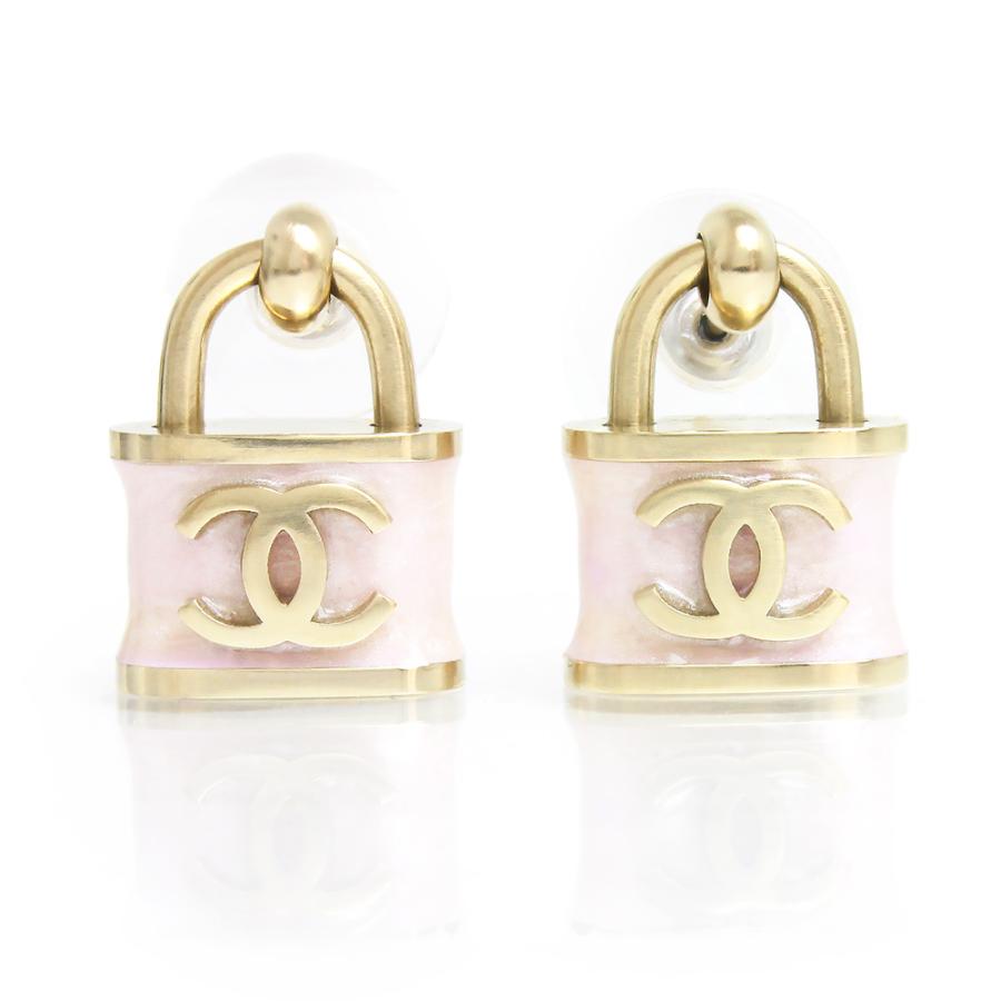 未使用 展示品）シャネル CHANEL ココマーク カデナ 錠 モチーフ  