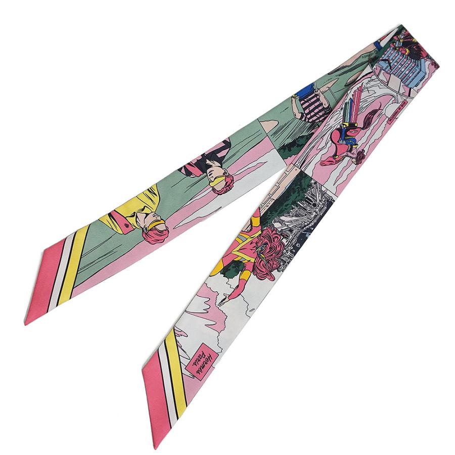 HERMES (新品・未使用品)エルメス ツイリー WOW アメコミ柄 HERMES (新品・未使用品)エルメス ツイリー WOW アメコミ柄