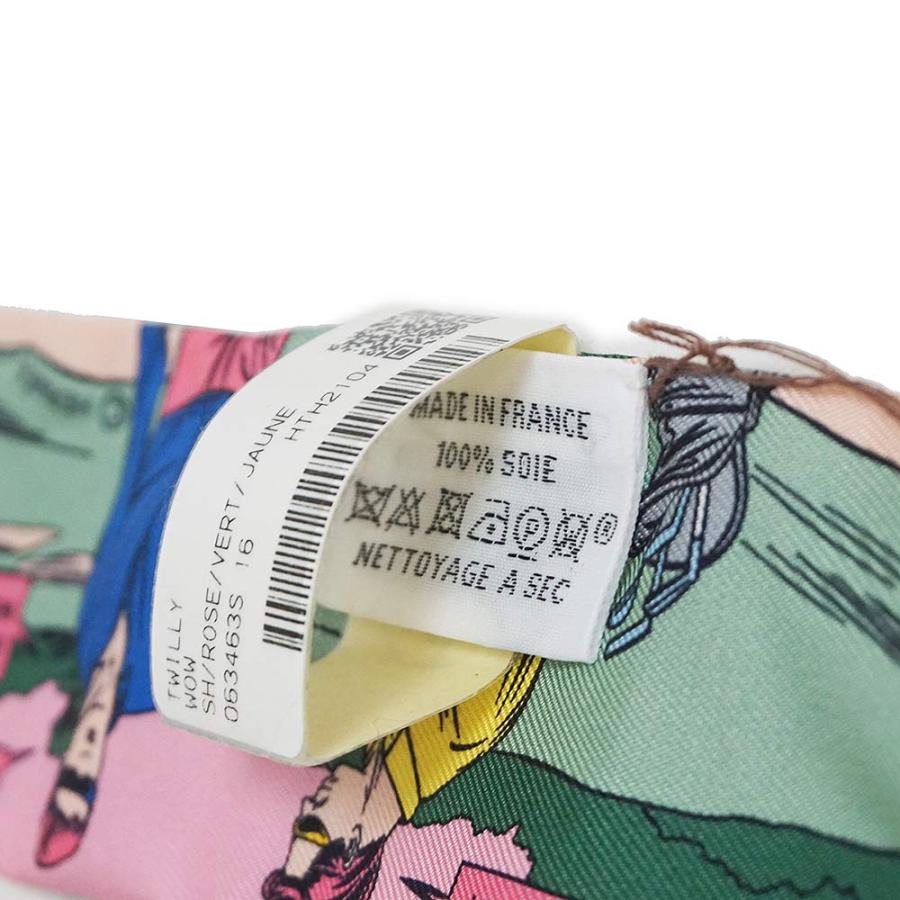 HERMES (新品・未使用品)エルメス ツイリー WOW アメコミ柄 HERMES (新品・未使用品)エルメス ツイリー WOW アメコミ柄