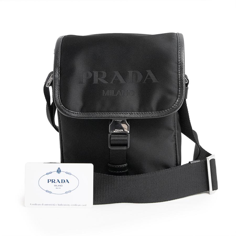 PRADA (未使用 展示品)プラダ 三角ロゴ ショルダーバッグ 斜め PRADA (未使用 展示品)プラダ 三角ロゴ ショルダーバッグ 斜め