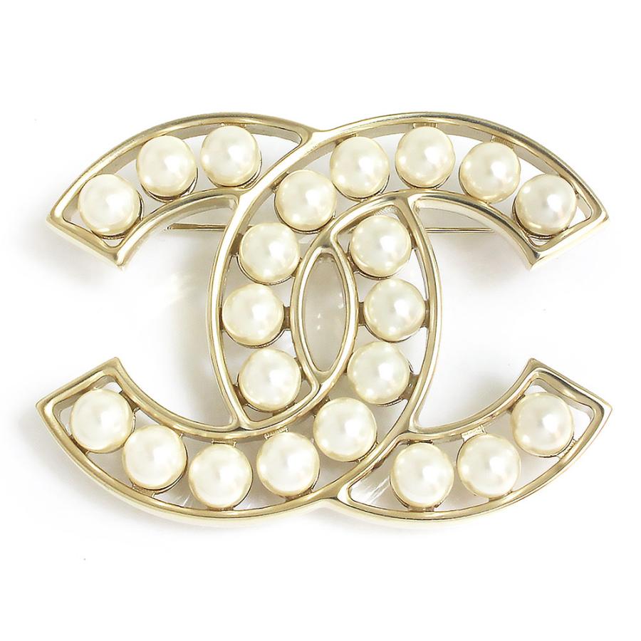 新品・未使用品）シャネル CHANEL ココマーク パール ブローチ 