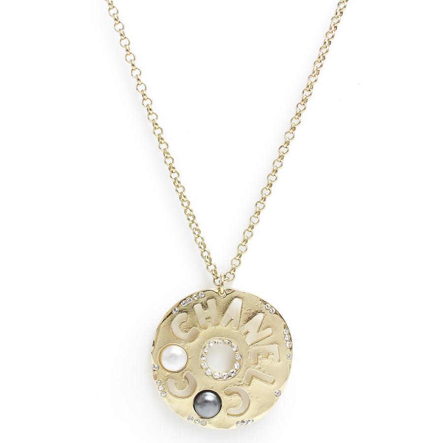 CHANEL （新品・未使用品）シャネル ロゴ ラインストーン パール  