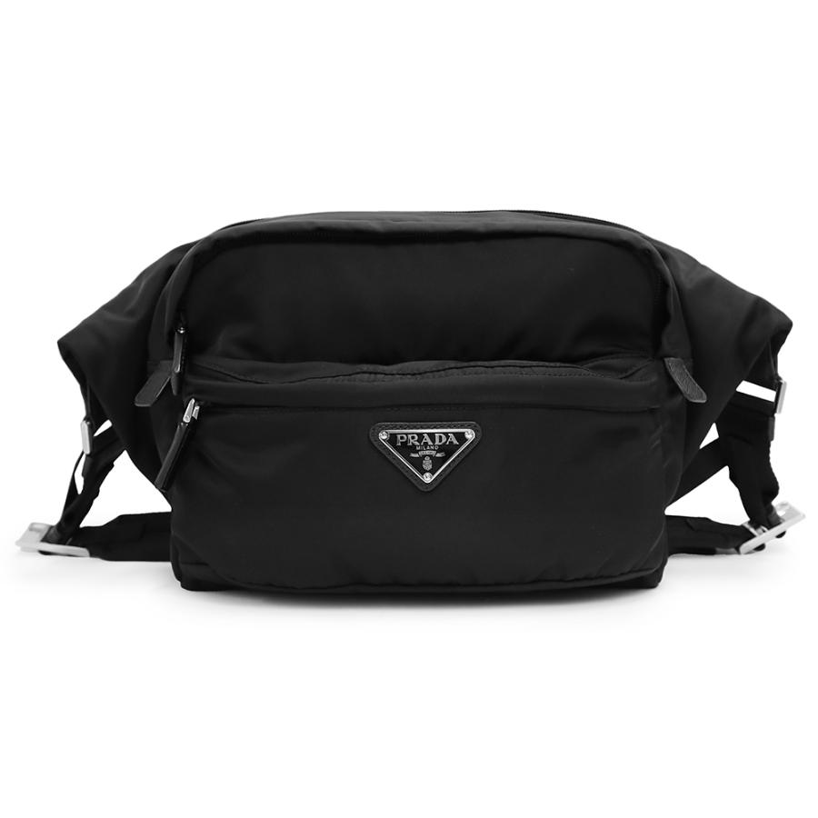 未使用 展示品）プラダ PRADA 三角プレート トライアングル ショルダー  