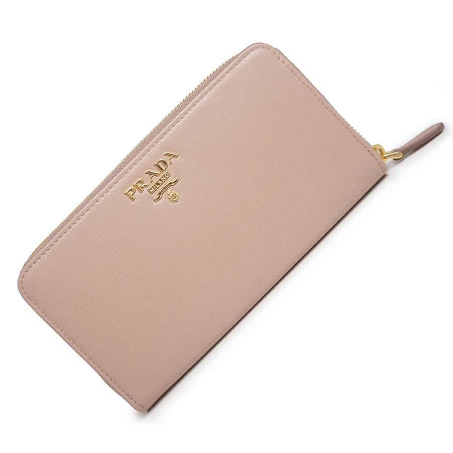新品・未使用品）プラダ PRADA ラウンドファスナー ジップ 二つ折り長 