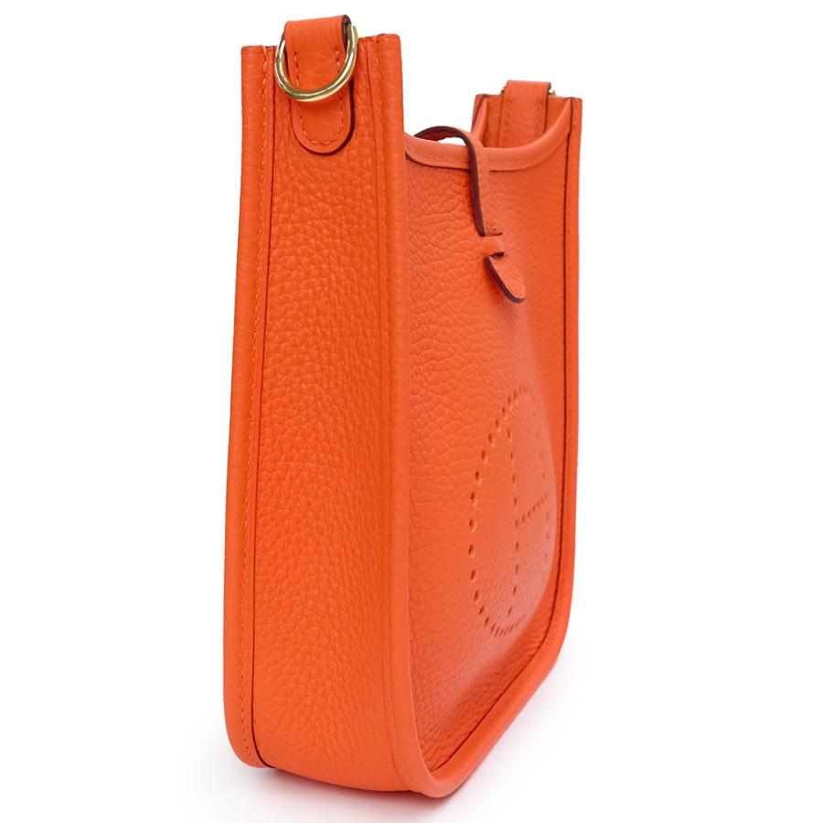HERMES（エルメス） （未使用 展示品）エルメス エヴリン エブリン TPM HERMES エヴリン TPM アマゾーヌオレンジ ショルダーバッグ