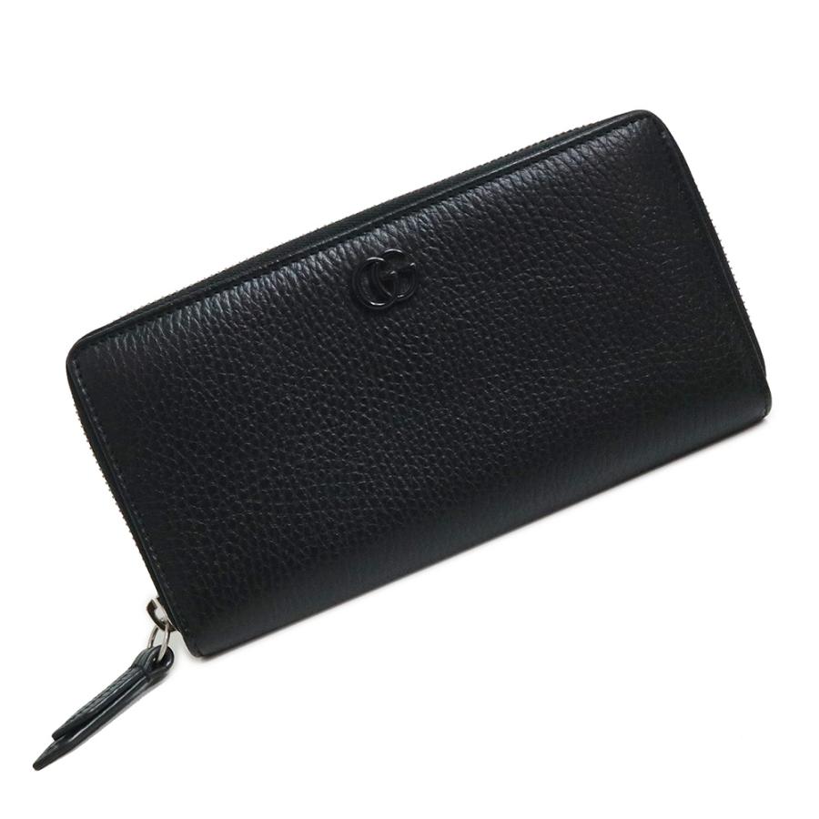 未使用 GUCCI グッチ ラウンドファスナー長財布 456117 GGマーモント  