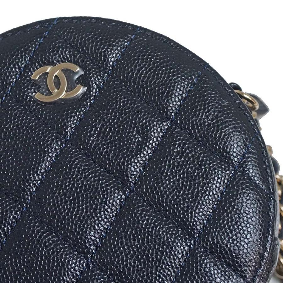 CHANEL (未使用 展示品)シャネル マトラッセ 丸型 ラウンド CHANEL (未使用 展示品)シャネル マトラッセ 丸型 ラウンド