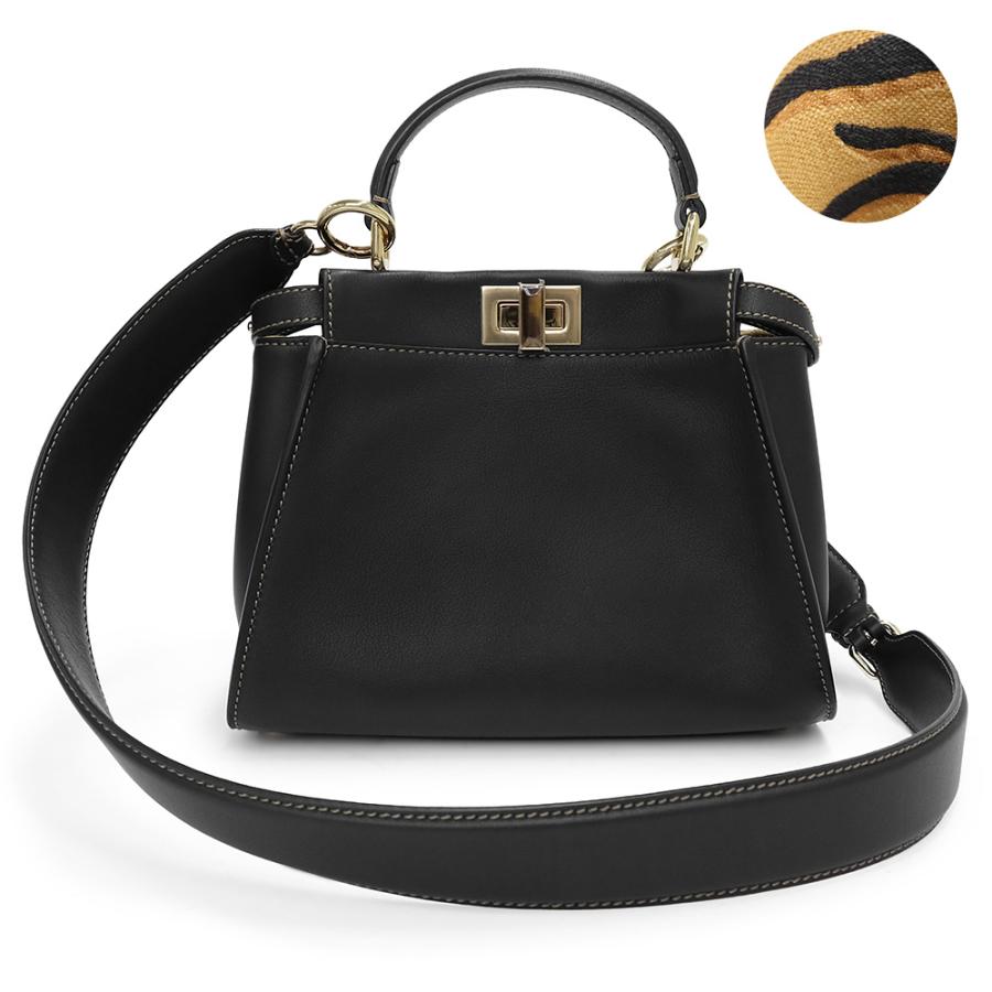 未使用 展示品）フェンディ FENDI ミニ ピーカブー アイコニック 2way 